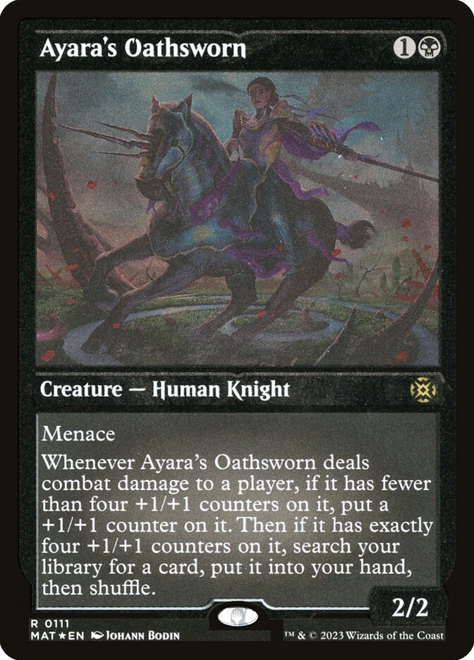 Ayara's Oathsworn mat 111