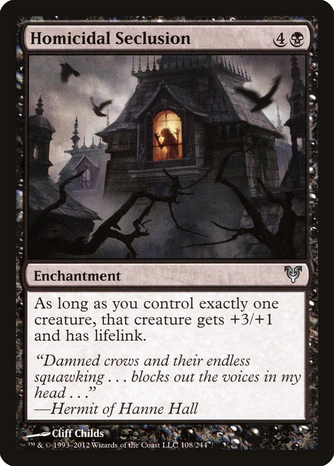 Homicidal Seclusion avr 108