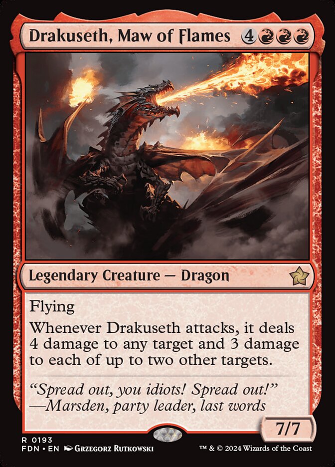 Drakuseth, Maw of Flames fdn 193