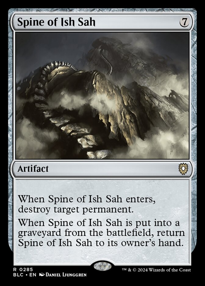 Spine of Ish Sah blc 285