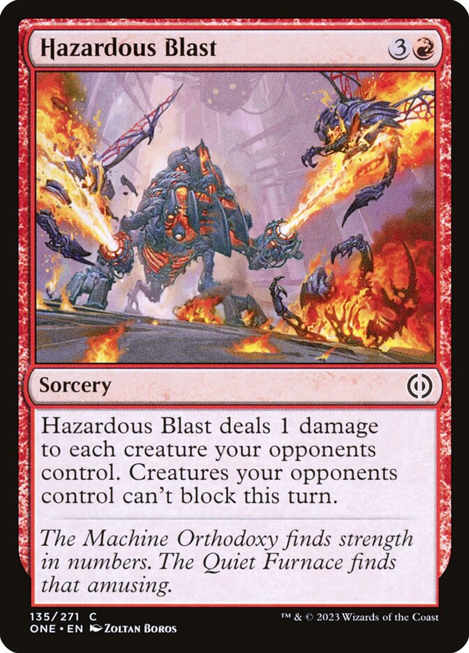 Hazardous Blast one 135