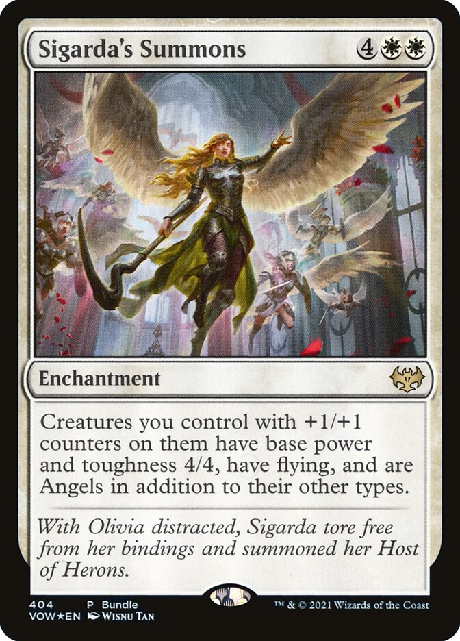 Sigarda's Summons vow 404