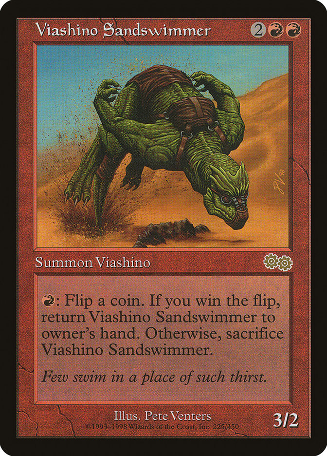 mtg viashino cards Viashino Sandswimmer – Moon MTG
