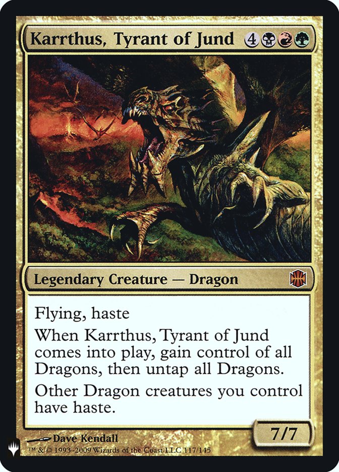 Karrthus, Tyrant of Jund plst ARB-117