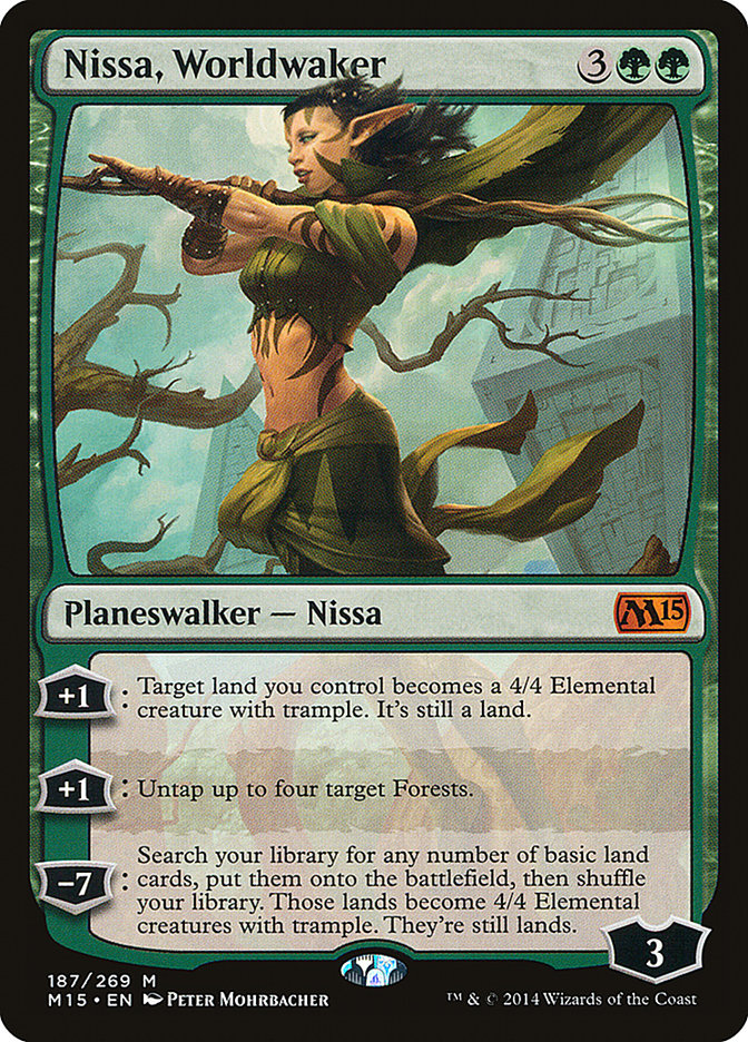 Nissa, Worldwaker m15 187
