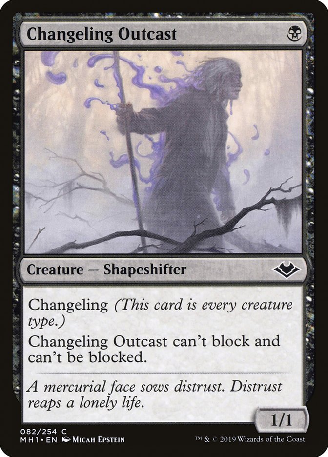 changeling mtg cards Changeling Outcast - MTG Single Card