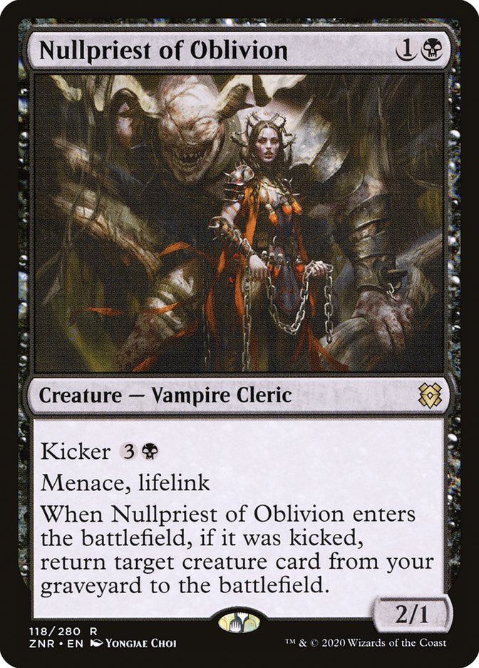 Nullpriest of Oblivion znr 118