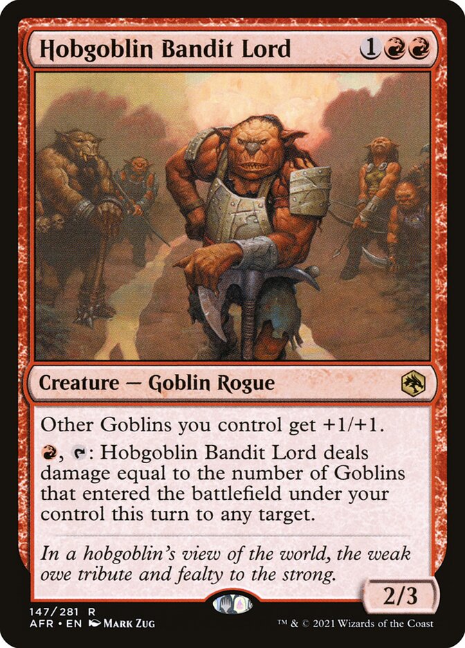 Hobgoblin Bandit Lord afr 147