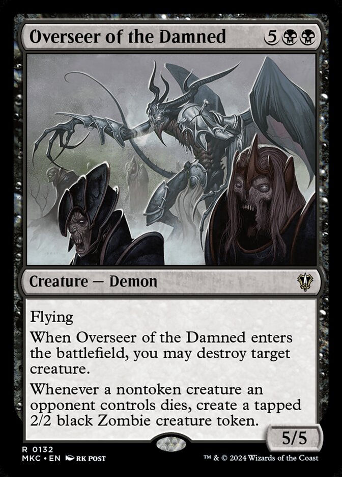 Overseer of the Damned mkc 132