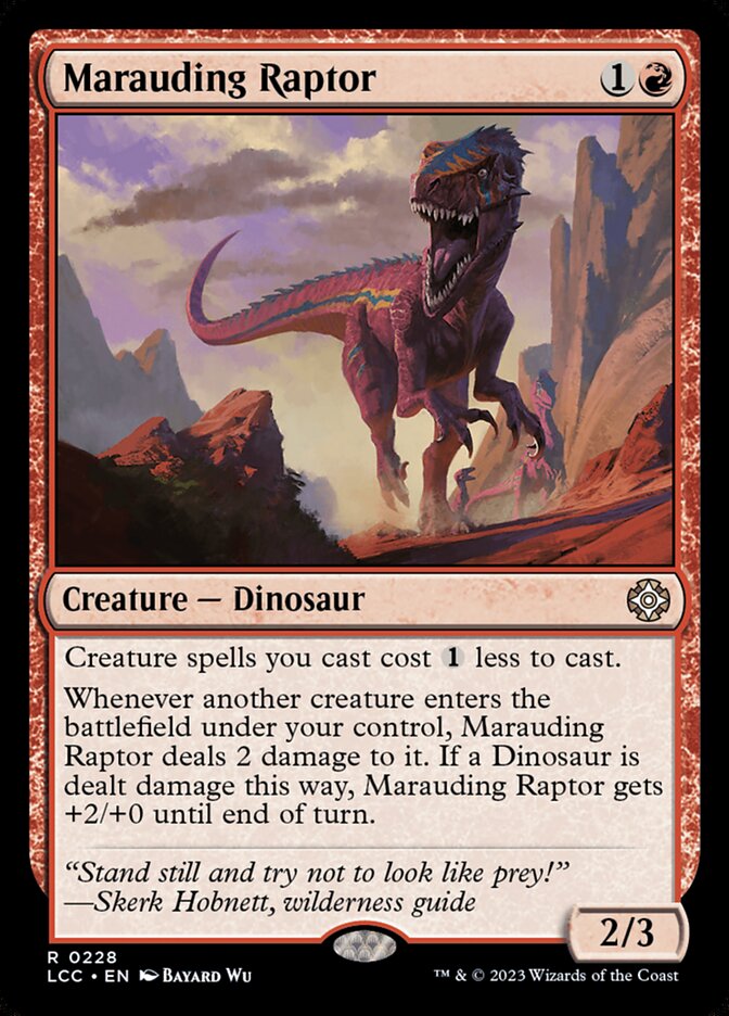 Marauding Raptor lcc 228