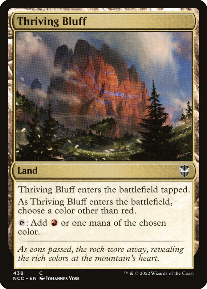 Thriving Bluff ncc 438
