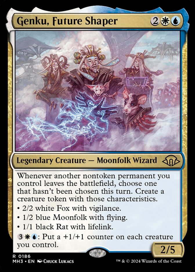 Genku, Future Shaper - MTG Single Card | Moon MTG Genku, Future Shaper - MTG Single Card | Moon MTG