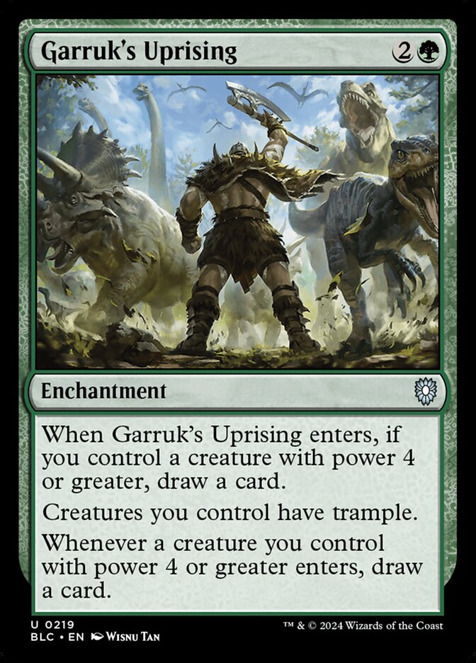 Garruk's Uprising blc 219