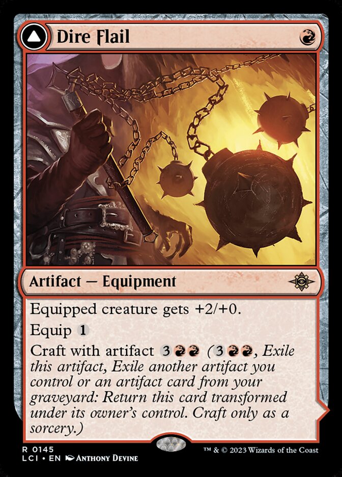 Dire Flail // Dire Blunderbuss – Moon MTG