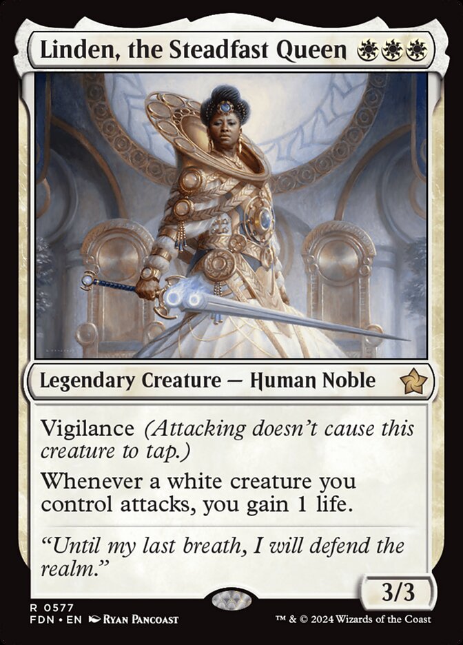 Linden, the Steadfast Queen fdn 577