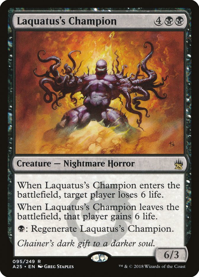 Laquatus's Champion a25 95