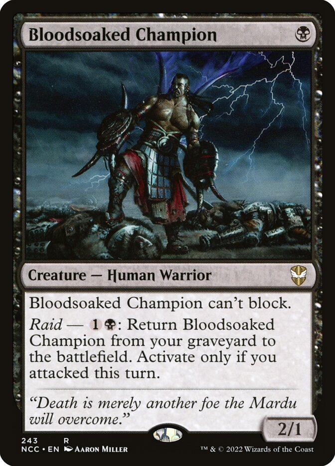 Bloodsoaked Champion ncc 243