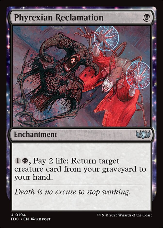 Phyrexian Reclamation tdc 194