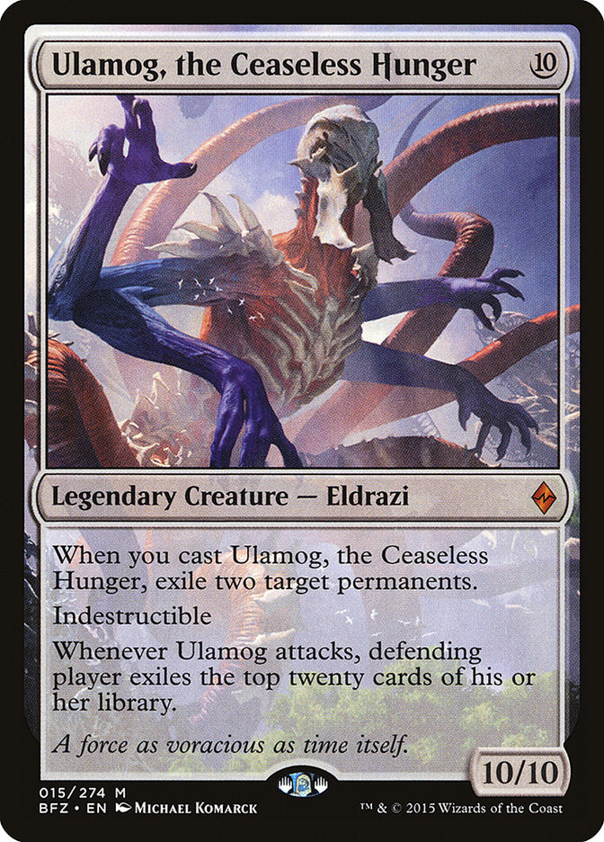 Ulamog, the Ceaseless Hunger bfz 15