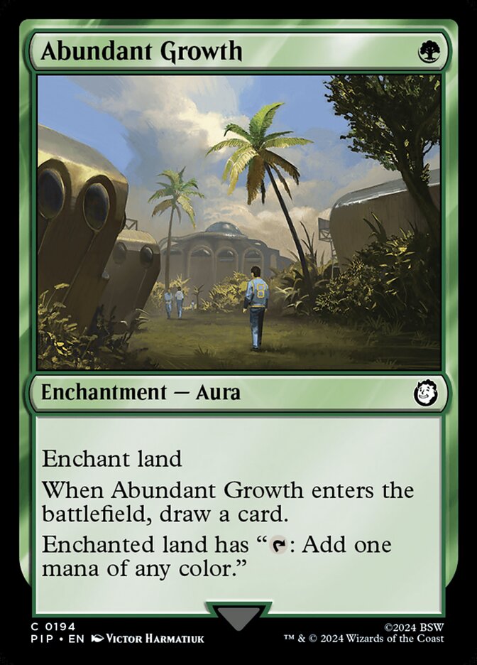 Abundant Growth - MTG Single Card