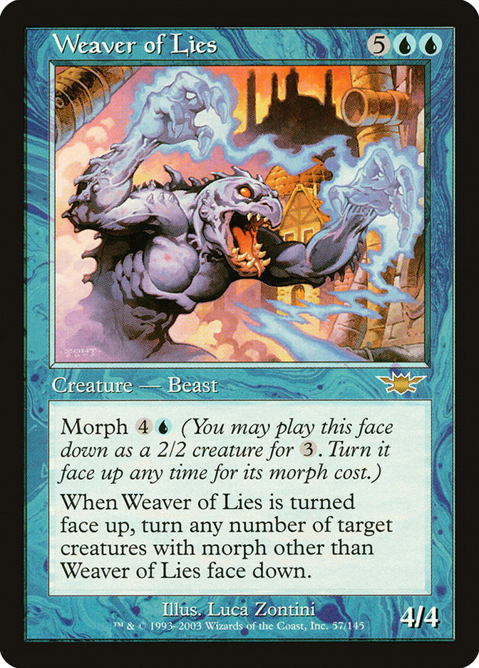 mtg face down cards Weaver of Lies – Moon MTG