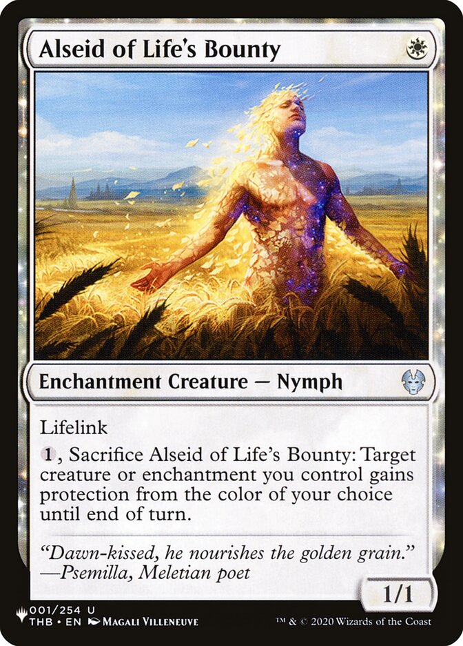Alseid of Life's Bounty plst THB-1