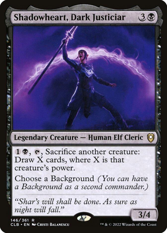 Shadowheart, Dark Justiciar clb 146