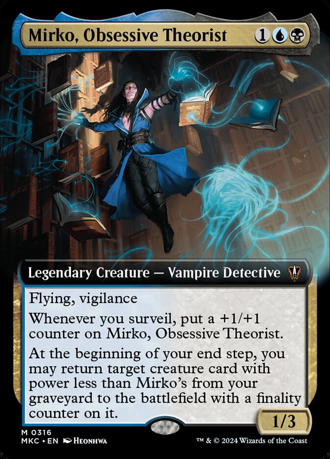 Mirko, Obsessive Theorist mkc 316