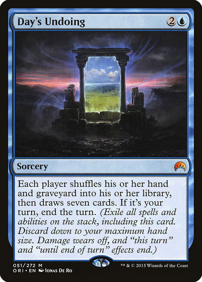 Day's Undoing ori 51