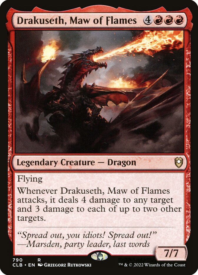 Drakuseth, Maw of Flames clb 790