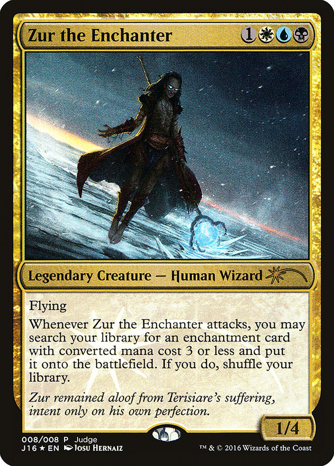 mtg cards that search for enchantments o:search o:library o:enchantment Scryfall Magic: The Gathering This is of the R rarity. Zur the Enchanter