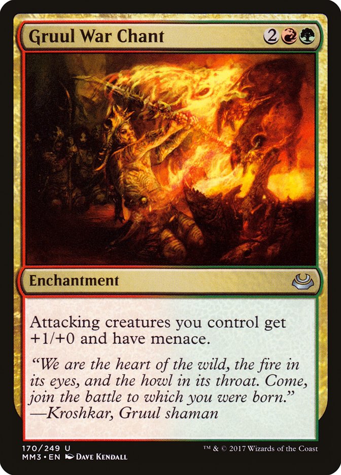Gruul War Chant mm3 170
