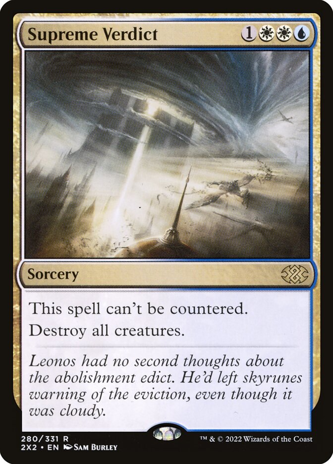Supreme Verdict 2x2 280