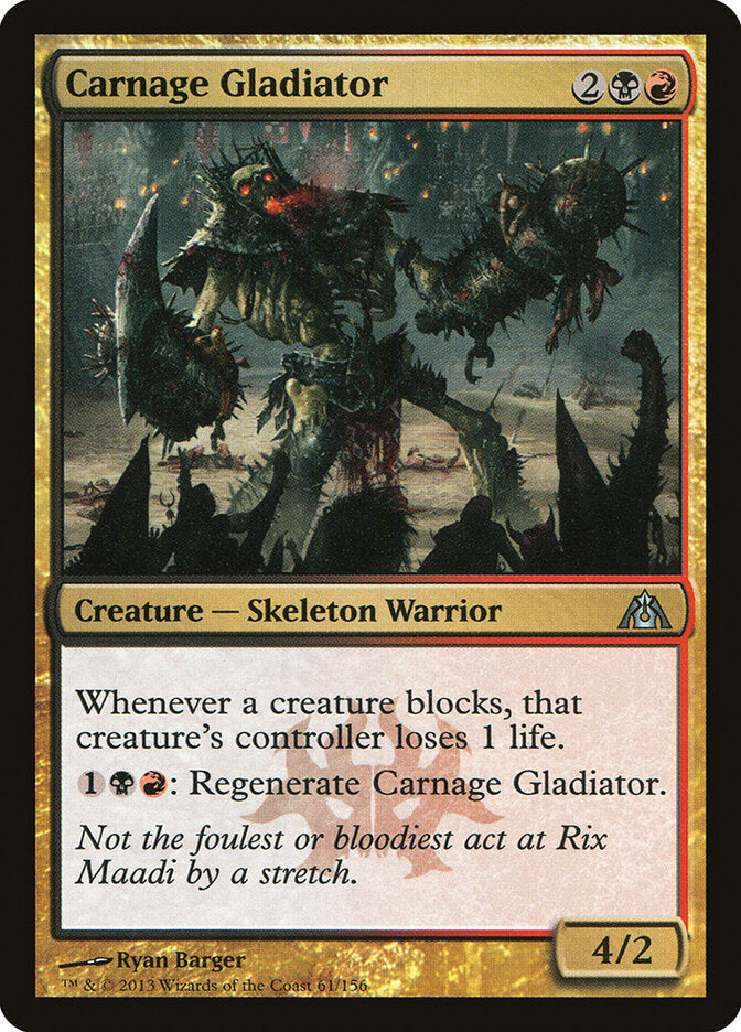 Carnage Gladiator dgm 61