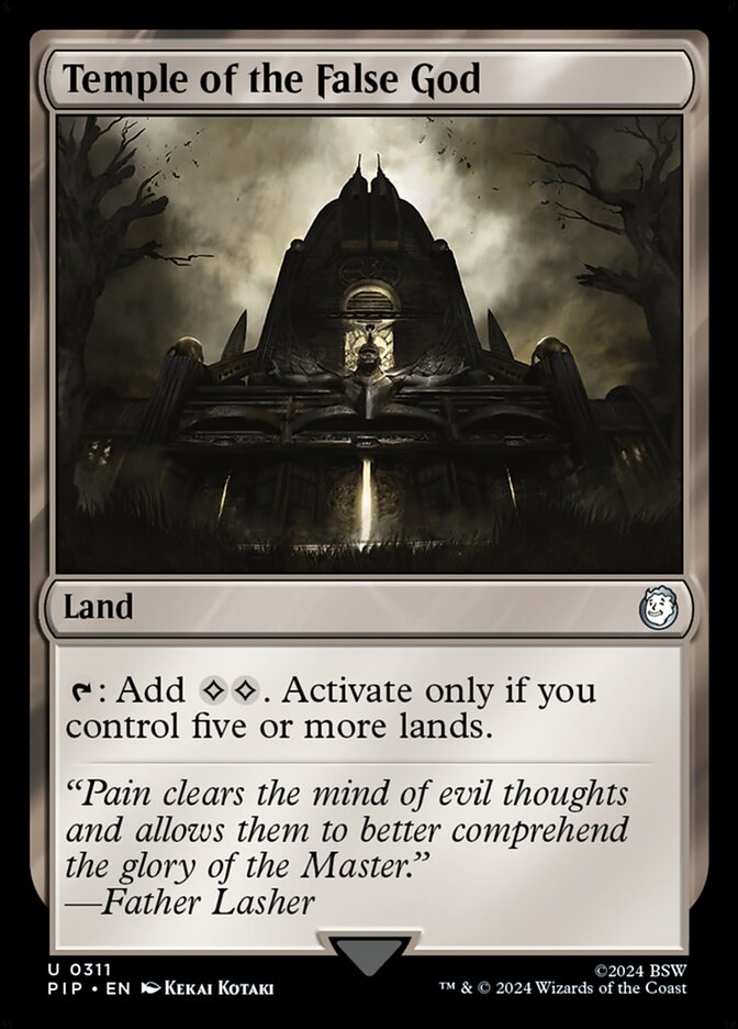 Temple of the False God pip 311