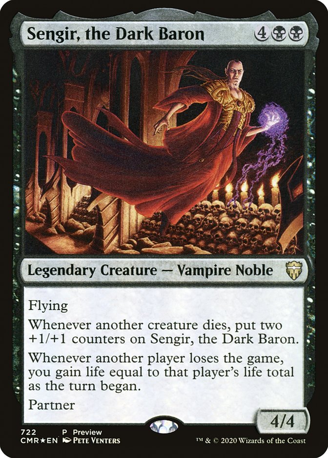 Sengir, the Dark Baron cmr 722