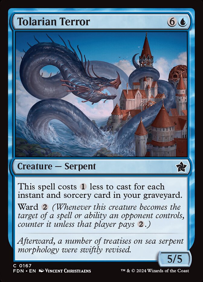Tolarian Terror fdn 167
