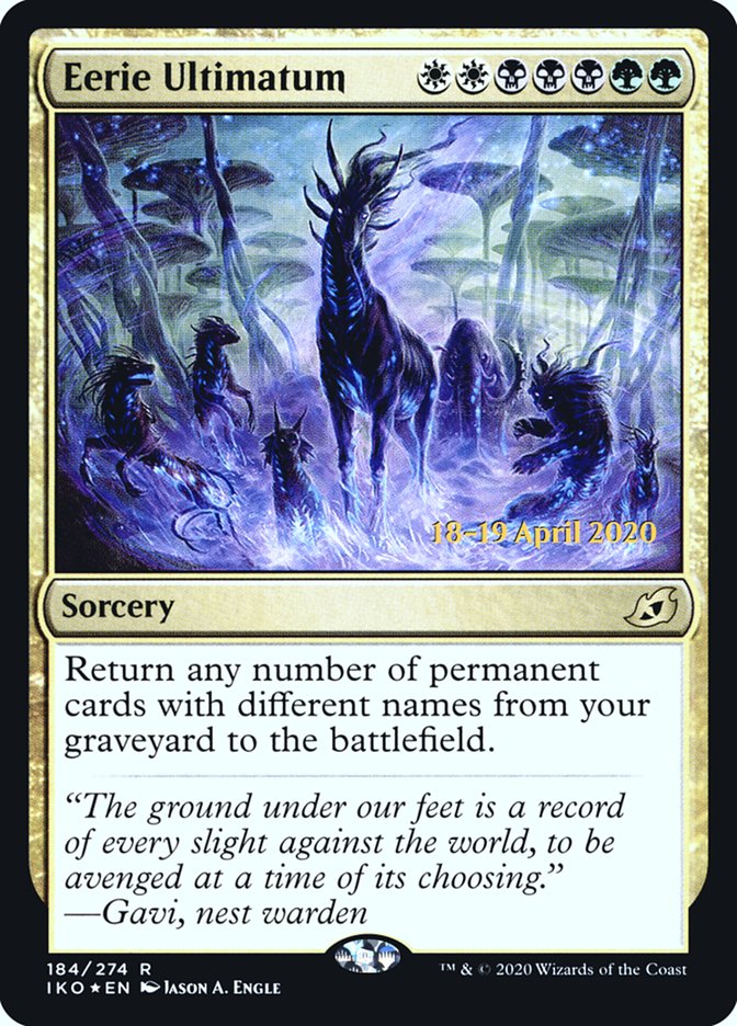 Eerie Ultimatum piko 184s