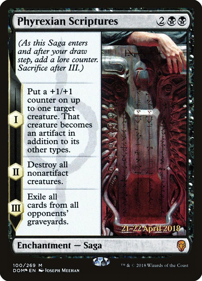 Phyrexian Scriptures pdom 100s