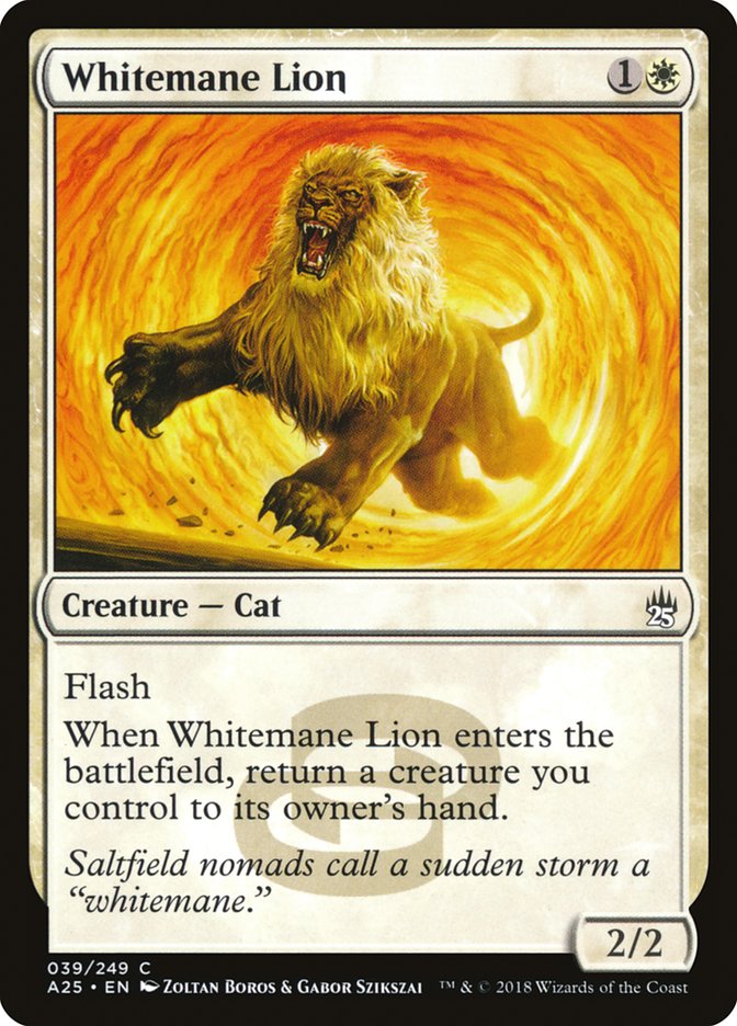 Whitemane Lion a25 39