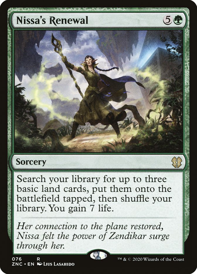 Nissa's Renewal znc 76