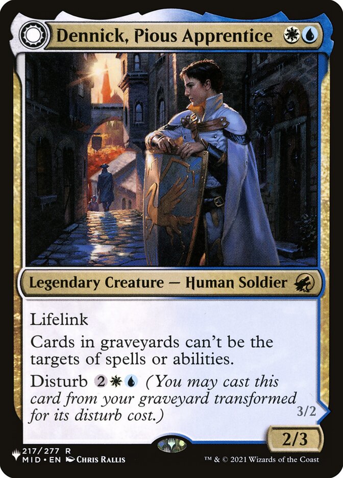 Dennick, Pious Apprentice // Dennick, Pious Apparition plst MID-217