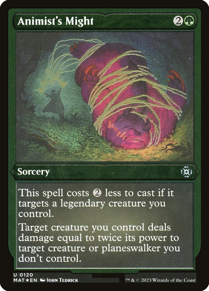 Animist's Might mat 120