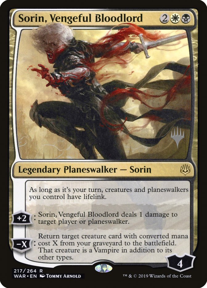 Sorin, Vengeful Bloodlord pwar 217p