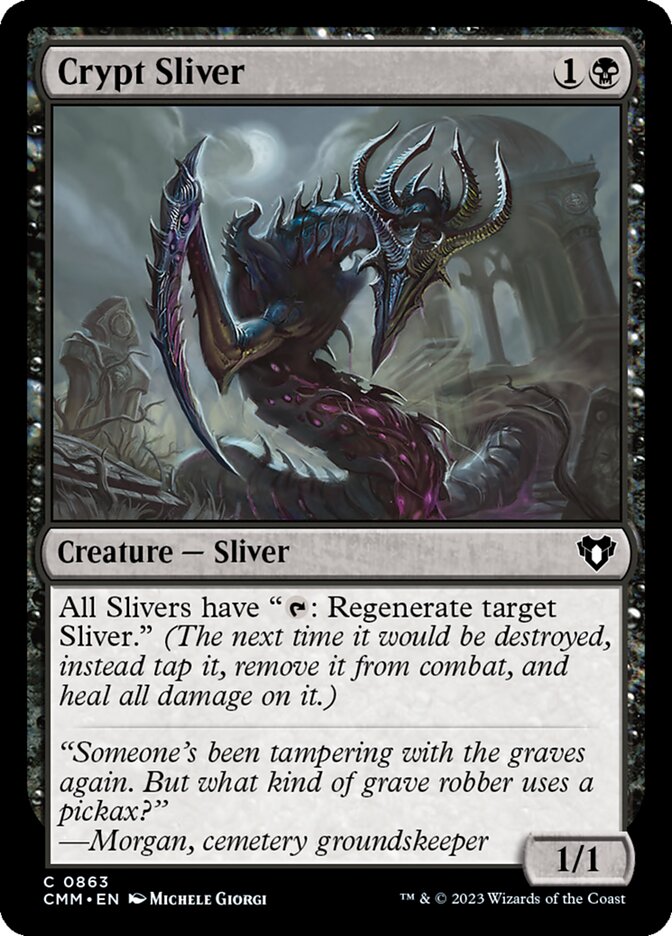 Crypt Sliver cmm 863