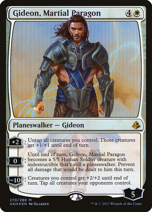 Gideon, Martial Paragon akh 270