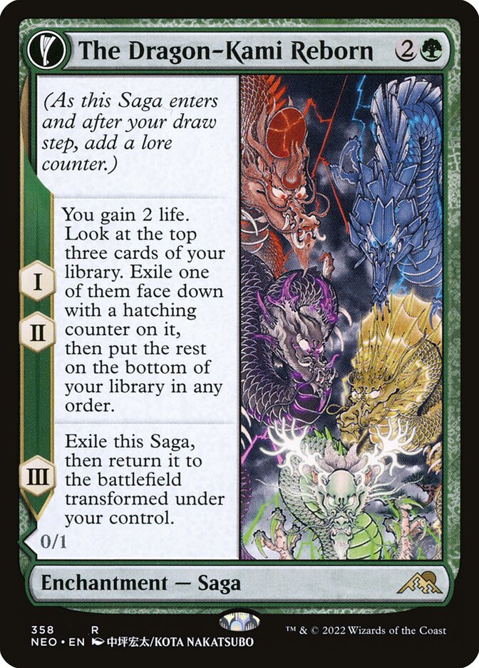The Dragon-Kami Reborn // Dragon-Kami's Egg neo 358