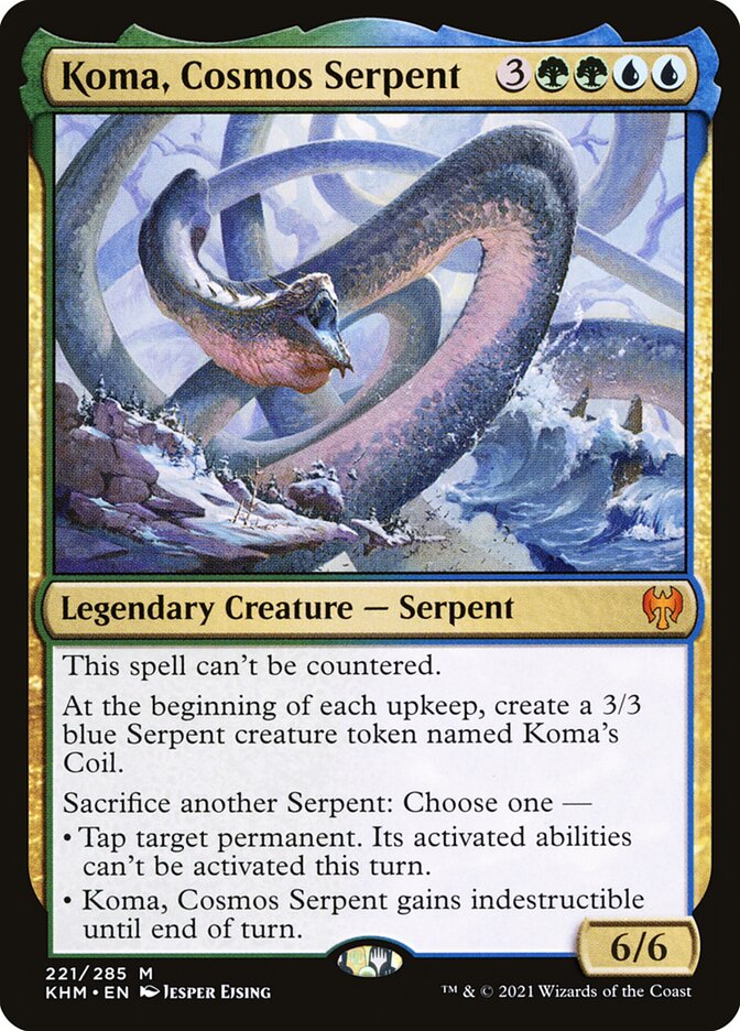 Koma, Cosmos Serpent khm 221