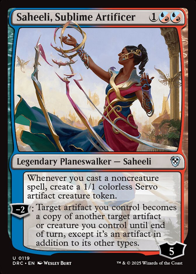 Saheeli, Sublime Artificer drc 119