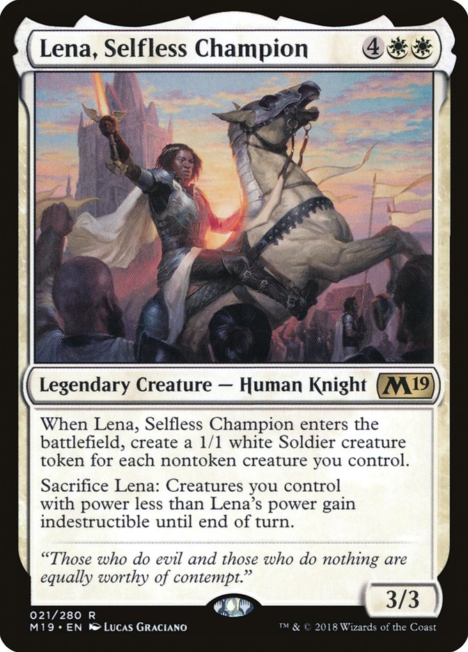 Lena, Selfless Champion m19 21